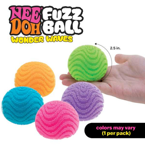 Fuzz Ball Wonder Waves Needoh Squishy Fidget-ADD/ADHD,Bigjigs Toys,Calming & Anxiety,Fidget,Needoh,SCOTEXCEL,Squishing Fidget,Stocking Stuffers,Stress Relief,Toys for Anxiety-Learning SPACE