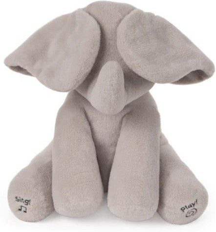 GUND Flappy the Interactive Elephant-AllSensory,Baby Sensory Toys,Baby Soft Toys,Calming & Anxiety,Calming and Relaxation,Comfort Toys,Games & Toys,Gifts For 1 Year Olds,Helps With,Plush,Sensory Seeking,Sound Equipment-Learning SPACE