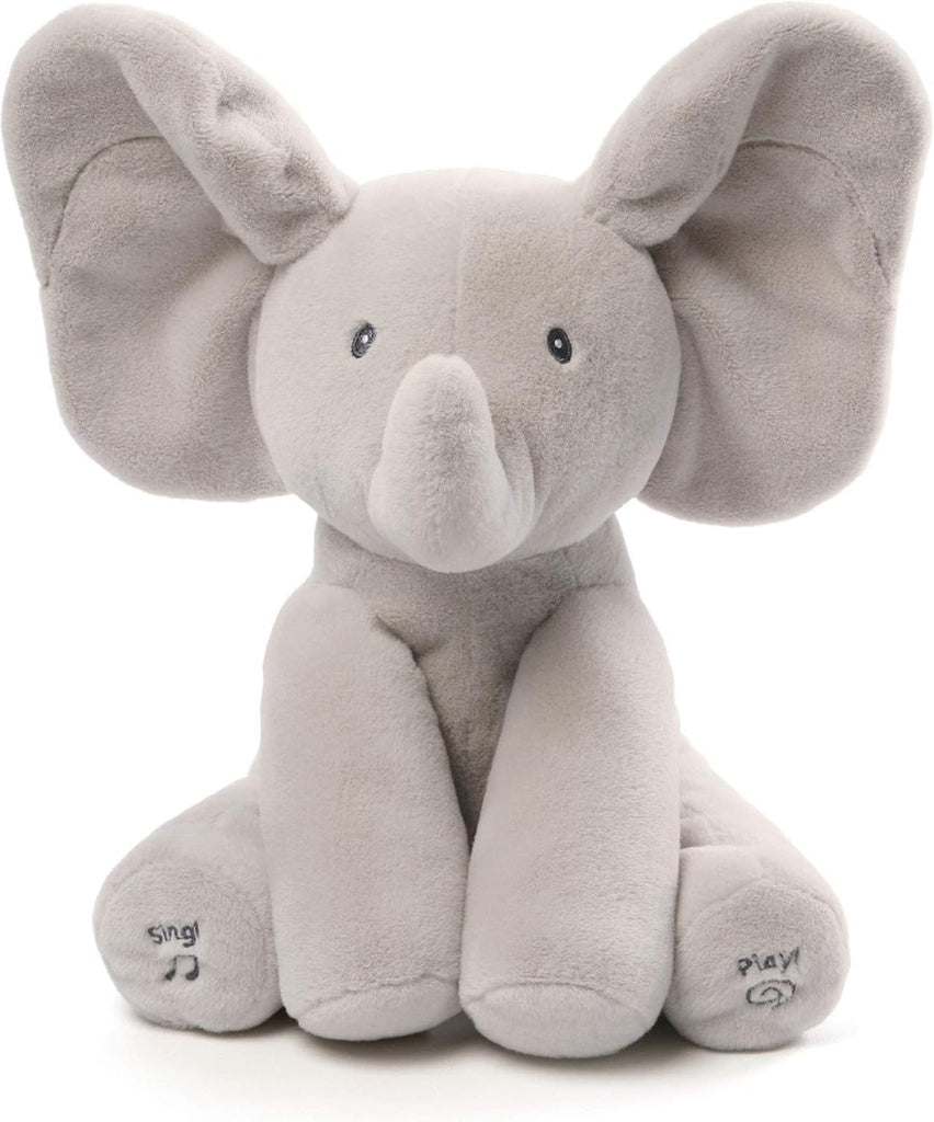 GUND Flappy the Interactive Elephant-AllSensory,Baby Sensory Toys,Baby Soft Toys,Calming & Anxiety,Calming and Relaxation,Comfort Toys,Games & Toys,Gifts For 1 Year Olds,Helps With,Plush,Sensory Seeking,Sound Equipment-Learning SPACE