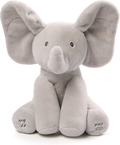 GUND Flappy the Interactive Elephant-AllSensory,Baby Sensory Toys,Baby Soft Toys,Calming & Anxiety,Calming and Relaxation,Comfort Toys,Games & Toys,Gifts For 1 Year Olds,Helps With,Plush,Sensory Seeking,Sound Equipment-Learning SPACE