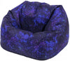 Galaxy Print UV Reactive Children's Bean Bag-AllSensory, Bean Bags, Bean Bags & Cushions, Eden Learning Spaces, Star & Galaxy Theme Sensory Room, Stock, Teenage & Adult Sensory Gifts, UV Reactive, Wellbeing Furniture-Learning SPACE