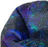 Galaxy Print UV Reactive Children's Bean Bag-AllSensory, Bean Bags, Bean Bags & Cushions, Eden Learning Spaces, Star & Galaxy Theme Sensory Room, Stock, Teenage & Adult Sensory Gifts, UV Reactive, Wellbeing Furniture-Learning SPACE