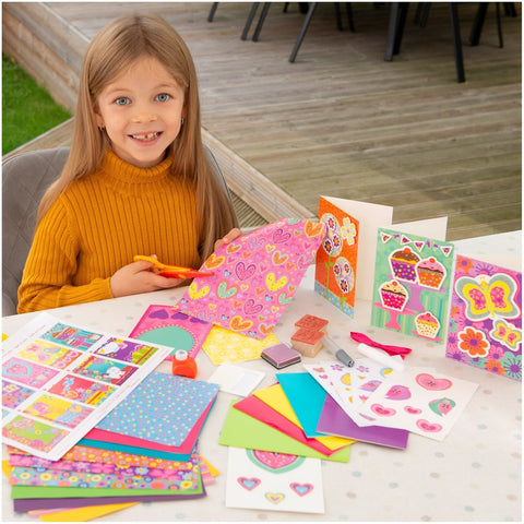 Galt Card Craft Kit – Personalised Card Making Set-Art Materials,Arts & Crafts,Craft Activities & Kits,Galt,Glitter,Messy Play,Paper & Card,Primary Literacy,Seasons,Spring,Stationery,Stock-Learning SPACE