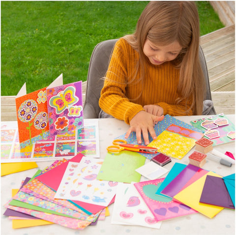 Galt Card Craft Kit – Personalised Card Making Set-Art Materials,Arts & Crafts,Craft Activities & Kits,Galt,Glitter,Messy Play,Paper & Card,Primary Literacy,Seasons,Spring,Stationery,Stock-Learning SPACE