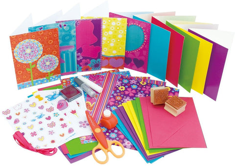 Galt Card Craft Kit – Personalised Card Making Set-Art Materials,Arts & Crafts,Craft Activities & Kits,Galt,Glitter,Messy Play,Paper & Card,Primary Literacy,Seasons,Spring,Stationery,Stock-Learning SPACE