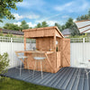 Garden Bar 6 x 4 With Shutters-Dropship,Forest School & Outdoor Garden Equipment,Mercia Garden Products-Mainland UK Install-SI-003-001-0094-SI-INSTALL090-Learning SPACE