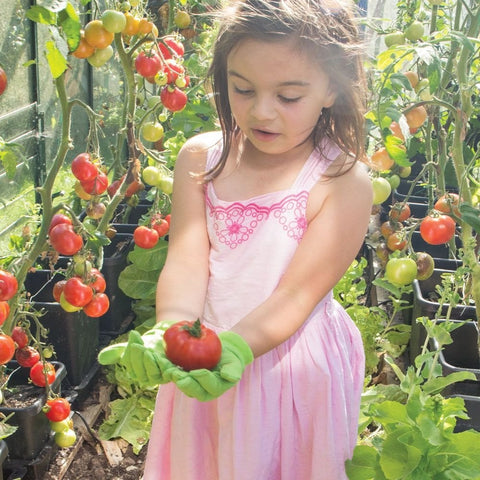Gardening Gloves - Cotton Childrens-Bigjigs Toys, Calmer Classrooms, Forest School & Outdoor Garden Equipment, Helps With, Pollination Grant, Seasons, Sensory Garden, Spring, Stock, Toy Garden Tools-Learning SPACE
