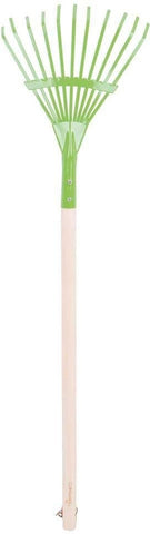Gardening Long Handled Leaf Rake-Bigjigs Toys,Calmer Classrooms,Forest School & Outdoor Garden Equipment,Garden Tools,Helps With,Pollination Grant,Seasons,Sensory Garden,Spring,Stock,Toy Garden Tools-Learning SPACE