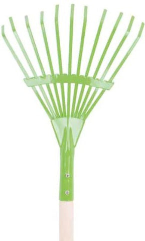 Gardening Long Handled Leaf Rake-Bigjigs Toys,Calmer Classrooms,Forest School & Outdoor Garden Equipment,Garden Tools,Helps With,Pollination Grant,Seasons,Sensory Garden,Spring,Stock,Toy Garden Tools-Learning SPACE