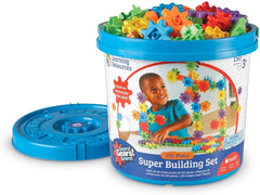 Gears! Gears! Gears!® Super Set-Additional Need,Early years Games & Toys,Engineering & Construction,Fine Motor Skills,Gifts For 3-5 Years Old,Helps With,Learning Activity Kits,Learning Resources,Primary Games & Toys,S.T.E.M,Stacking Toys & Sorting Toys,Stock,Technology & Design-Learning SPACE