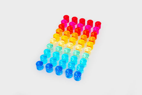 Gem Circles – Crystal Colour Acrylic Set-Light Box Accessories,Stacking Toys & Sorting Toys,TickiT,Visual Fun,Visual Sensory Toys-Learning SPACE
