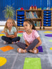Geometric Shapes 3x3m Carpet-Dropship,Kit For Kids,Mats & Rugs,Placement Carpets,Rugs,Shape & Space & Measure,Square,Wellbeing Furniture-Learning SPACE