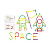 Geostix Letter Construction Set-Craft Activities & Kits,Early Years Literacy,EDX,Engineering & Construction,Fine Motor Skills,Learning Activity Kits,Literacy Toys-Learning SPACE