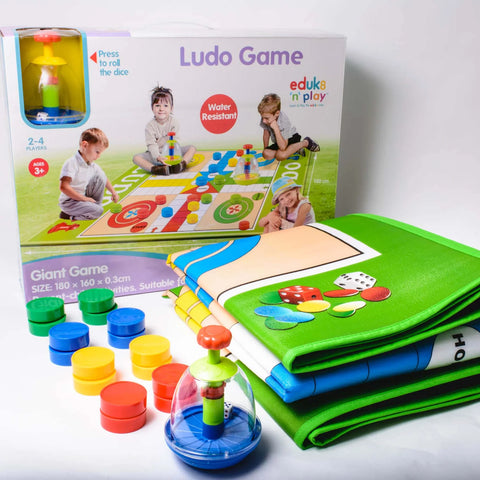 Giant Ludo Dice Game-EDUK8,Games & Toys,Indoor,Outdoor Play,Outdoor Toys & Games,Team Building-Learning SPACE