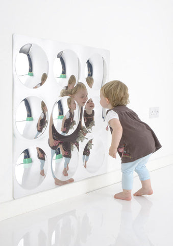 Giant Mirror with 9 Dome Sensory Bubbles-AllSensory,Calming & Anxiety,excell2,Helps With,Outdoor Mirrors,Playground Equipment,Playground Wall Art & Signs,Sensory Garden,Sensory Mirrors,Sensory Seeking,Sensory Wall Panels & Accessories,Stock-Learning SPACE
