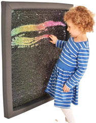 Giant Padded Flip Sequin Board (GREY FRAME) 840mm sq-AllSensory,Calmer Classrooms,Classroom Displays,Helps With,Rainbow Theme Sensory Room,Sensory Wall Panels & Accessories,Stock,Visual Sensory Toys-Learning SPACE