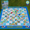 Giant Snakes & Ladders Dice Game-Dyscalculia,EDUK8,Games & Toys,Garden Game,Indoor,Outdoor Play,Table Top & Family Games-Learning SPACE
