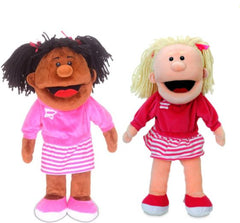 Girl Moving Mouth Hand Puppet-Calmer Classrooms,communication,Communication Games & Aids,Helps With,Imaginative Play,Neuro Diversity,Primary Literacy,Puppets & Theatres & Story Sets,Role Play,Stock-Learning SPACE