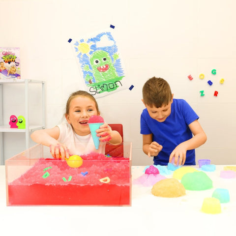 Glitter Slime & Gelli Play Education Combo Pack-Calming & Anxiety,Classroom Packs,Eco Friendly,excell2,Messy Play,Sensory Seeking,Zimpli Kids-Learning SPACE