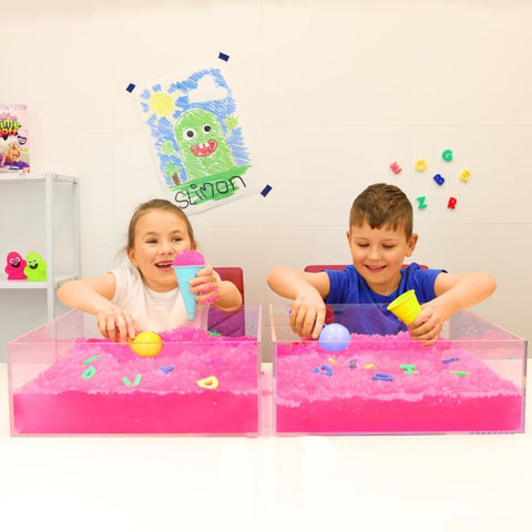 Glitter Slime & Gelli Play Education Combo Pack-Calming & Anxiety,Classroom Packs,Eco Friendly,excell2,Messy Play,Sensory Seeking,Zimpli Kids-Learning SPACE