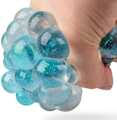 Glitter Squishy Mesh Ball-AllSensory,Cause & Effect Toys,Fidget,Pocket money,Sensory & Physio Balls,Sensory Balls,Squishing Fidget,Stock,Tobar Toys-Learning SPACE