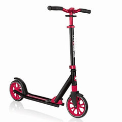 Globber NL 205 - Big 2 Wheeled Foldable Scooter - Black / Red-Additional Need,Exercise,Globber Scooters,Gross Motor and Balance Skills,Helps With,Ride & Scoot,Ride On's. Bikes & Trikes,Scooters-Learning SPACE