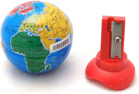 Globe Pencil Sharpener-Baby Arts & Crafts,Back To School,Early Arts & Crafts,Maped Stationery,Primary Arts & Crafts,Primary Literacy,Seasons,Stationery,Stock,World & Nature-Learning SPACE