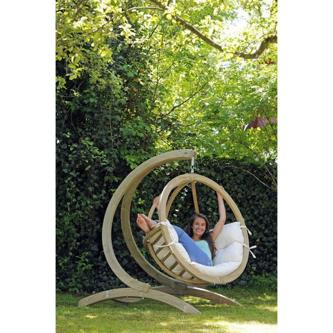 Globo Wooden Dome Chair Stand Only-Hammock Stand-Amazonas,Dropship,Globo Furniture,Globo Swing Chair,Hammock Stand,Hanging Chair,Hanging Egg Chairs,Indoor,Weatherproof,Wood,Wooden Stand-Learning SPACE