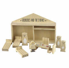 Goldilocks & The 3 Bears Wooden Play Set-Egmont toys, Imaginative Play, Pretend play, Puppets & Theatres & Story Sets, Wooden Toys-Learning SPACE