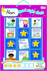 Good Night Chart-Additional Need, Autism, Calmer Classrooms, Early Years Books & Posters, Early Years Maths, Fiesta Crafts, Helps With, Life Skills, Maths, Neuro Diversity, Planning And Daily Structure, Primary Maths, PSHE, Schedules & Routines, Sleep Issues, Social Emotional Learning, Stock, Time-Learning SPACE