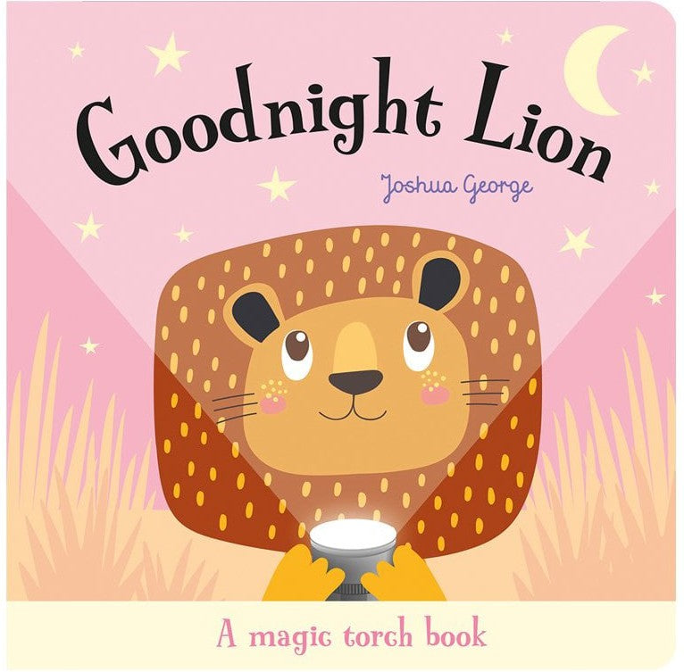 Goodnight Lion - Magic Torch Book-AllSensory,Baby Books & Posters,Calmer Classrooms,Calming & Anxiety,Core Range,Early Years Books & Posters,Helps With,Sensory Seeking,Sleep Issues,Tactile Toys & Books,Transitions and Routines-Learning SPACE