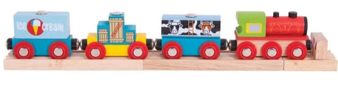 Goods Train - High quality wooden train-Bigjigs Rail, Bigjigs Toys, Cars & Transport, Imaginative Play, Stock, Train, Wooden Toys-Learning SPACE