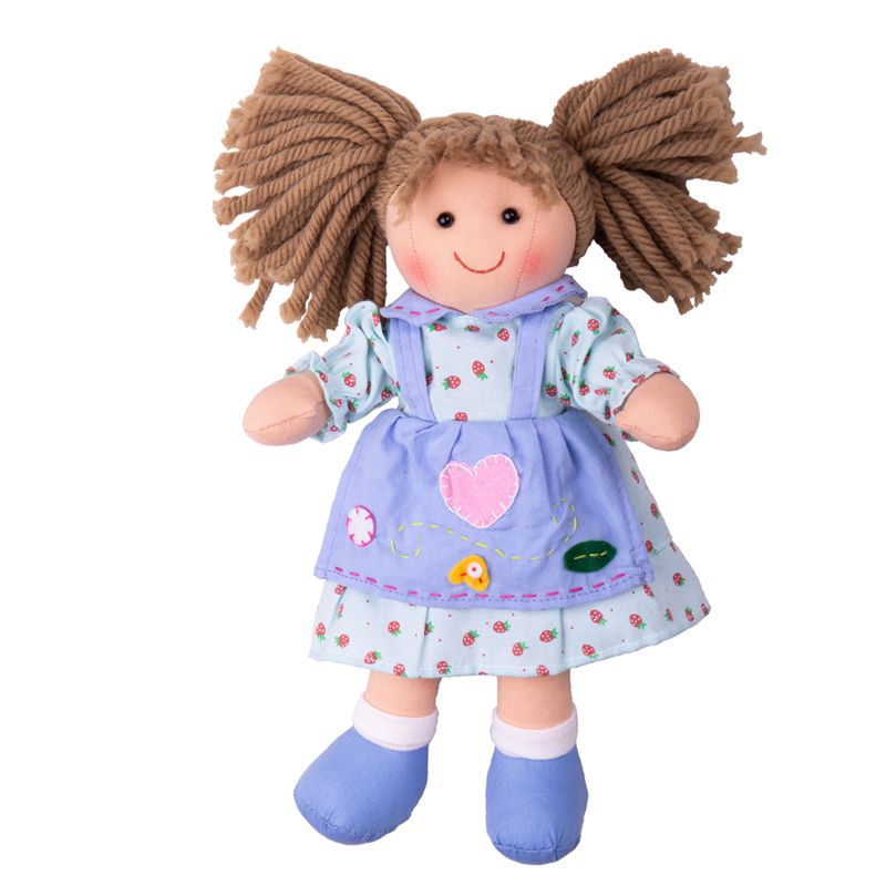 Grace Rag Doll-Baby Soft Toys,Bigjigs Toys,Calming & Anxiety,Calming and Relaxation,Comfort Toys,Dolls & Doll Houses,Games & Toys,Gifts For 1 Year Olds,Gifts For 2-3 Years Old,Gifts For 3-5 Years Old,Imaginative Play,Puppets & Theatres & Story Sets,SCOTEXCEL-Learning SPACE