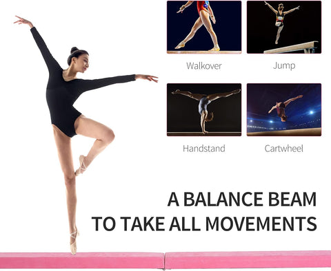 Gymnastics Folding Balance Beam-Balancing Equipment,Dropship,Exercise,Gross Motor and Balance Skills-Learning SPACE