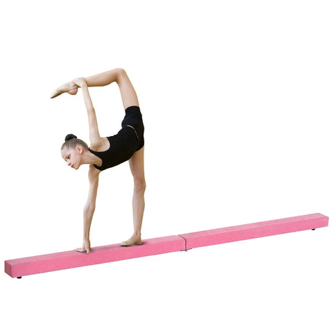 Gymnastics Folding Balance Beam-Balancing Equipment,Dropship,Exercise,Gross Motor and Balance Skills-2.1M 7FT-Pink-A50-005PK-Learning SPACE