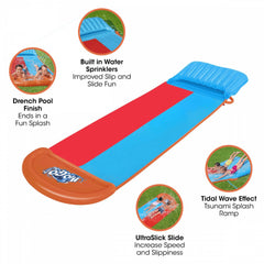 H2Go Tsunami Splash Ramp Double Slide - PRICE DROP!-Bestway, Featured, Garden Game, Outdoor Sand & Water Play, Outdoor Slides, Paddling Pools, Seasons, Summer, Swimming Pools-Learning SPACE