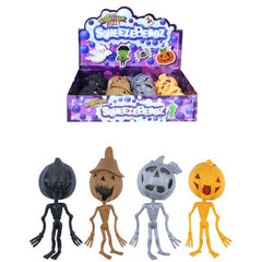 Halloween Squishy Pumpkin Skeletons-Fidget, Halloween, Seasons, Squishing Fidget-Learning SPACE