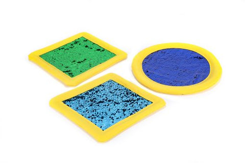 Hand-Held Sequin Pads – Set of 6-Cause & Effect Toys,Playlearn,SCOTEXCEL,Tactile Toys & Books,Visual Sensory Toys-Learning SPACE