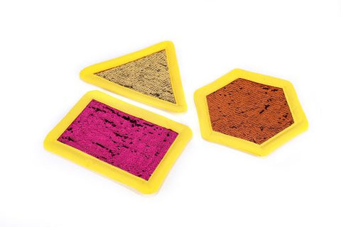 Hand-Held Sequin Pads – Set of 6-Cause & Effect Toys,Playlearn,SCOTEXCEL,Tactile Toys & Books,Visual Sensory Toys-Learning SPACE