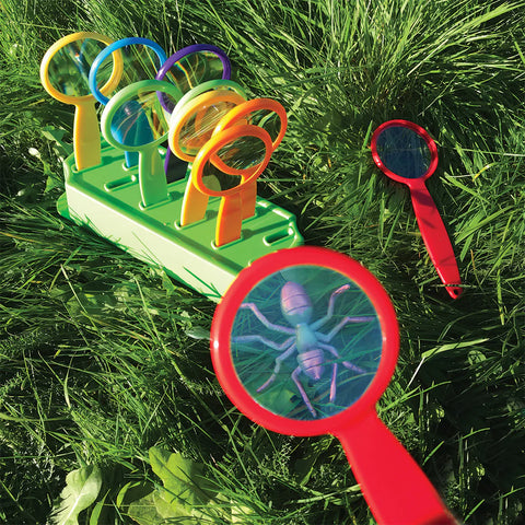 Handy Magnifiers in stand Set of 12-Educational Play,EDUK8,Nature,Science,Science Activities,World & Nature-Learning SPACE