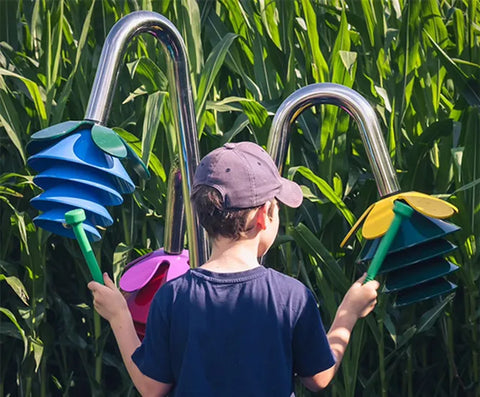 Harmony Bells - Sensory Garden Musical Instruments-Dropship,Matrix Group,Music,Outdoor Musical Instruments,Playground Equipment,Primary Music,Sensory Garden-Learning SPACE