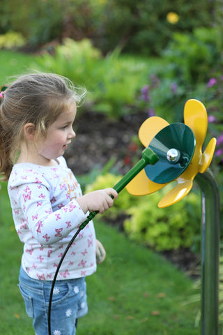 Harmony Flowers - Sensory Garden Musical Instruments-Dropship,Matrix Group,Music,Outdoor Musical Instruments,Playground Equipment,Primary Music,Sensory Garden-F5 Green Bell-Ground-PPHF-Ground-F5 Green-Learning SPACE