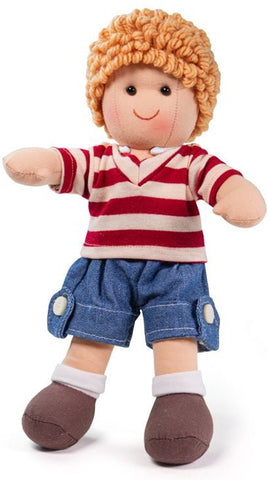 Harry the Huggable Rag Doll-Baby Soft Toys,Bigjigs Toys,Dolls & Doll Houses,Games & Toys,Gifts For 1 Year Olds,Gifts For 2-3 Years Old,Imaginative Play,Nurture Room,Puppets & Theatres & Story Sets,Stock-Learning SPACE
