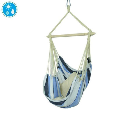 Havanna Marine Hammock Chair-Hammock Chair-Amazonas,Blue,Cotton,Dropship,EllTex,Hammock chair,Hanging Chair,Indoor,Single,Weatherproof-Learning SPACE