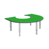 Height Adjustable Rainbow Range Table-Classroom Furniture,Classroom Table,Height Adjustable,Horseshoe,Metalliform,Table,Wellbeing Furniture-Green-RAIN-PS/Green-Learning SPACE