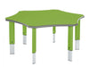 Height Adjustable Table: Flower-Classroom Furniture,Classroom Table,Flower,Height Adjustable,Metalliform,Table,Wellbeing Furniture-Blue-FLOWER-PS-BL-PSGY-Learning SPACE