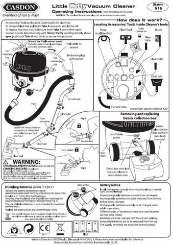 Hetty Play Pretend Vacuum Cleaner-Casdon Toys,Games & Toys,Gifts For 2-3 Years Old,Gifts For 3-5 Years Old,Helps With,Imaginative Play,Kitchens & Shops & School,Life Skills,Role Play-Learning SPACE