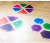Hexagon Liquid Floor Tiles - Set of 4-AllSensory,Calming & Anxiety,Chill Out Area,Helps With,Learning Activity Kits,Lumina,Playlearn,Rainbow Theme Sensory Room,Sensory Floor Tiles,Sensory Flooring,Sensory Processing Disorder,Sensory Seeking,Star & Galaxy Theme Sensory Room,Stock,Visual Sensory Toys-Learning SPACE