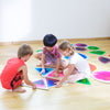 Hexagon Liquid Floor Tiles - Set of 4-AllSensory,Calming & Anxiety,Chill Out Area,Helps With,Learning Activity Kits,Lumina,Playlearn,Rainbow Theme Sensory Room,Sensory Floor Tiles,Sensory Flooring,Sensory Processing Disorder,Sensory Seeking,Star & Galaxy Theme Sensory Room,Stock,Visual Sensory Toys-Learning SPACE
