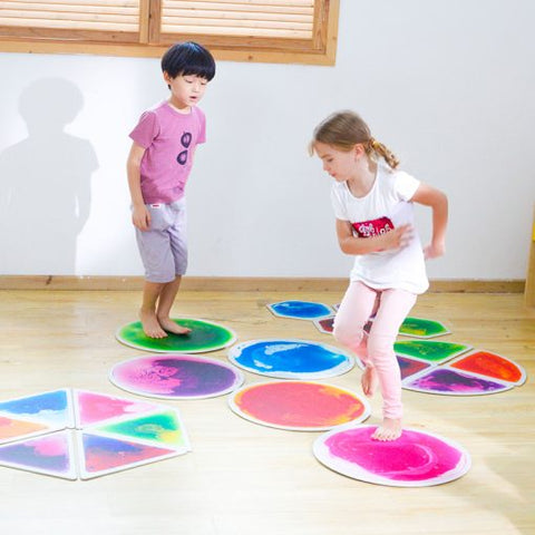 Hexagon Liquid Floor Tiles - Set of 4-AllSensory,Chill Out Area,Helps With,Learning Activity Kits,Lumina,Playlearn,Rainbow Theme Sensory Room,Sensory Floor Tiles,Sensory Flooring,Sensory Processing Disorder,Sensory Seeking,Star & Galaxy Theme Sensory Room,Stock,Visual Sensory Toys-Learning SPACE